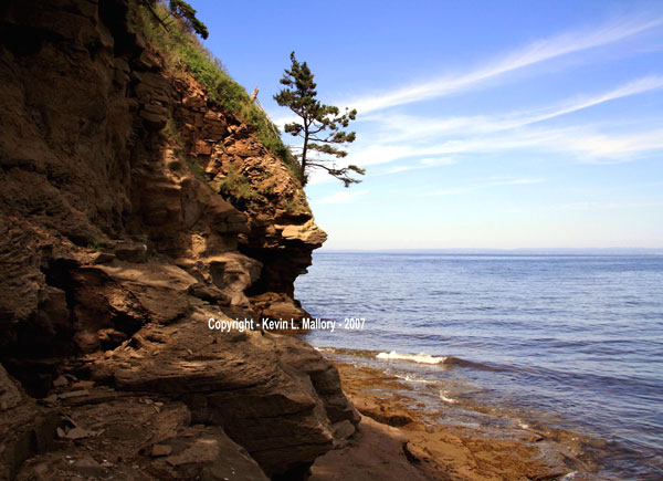 12 - Rock Formation Resembling an Indian Head - Acadian Coastline, New Brunswick 12 - Rock Formation Resembling an Indian Head - Acadian Coastline, New Brunswick