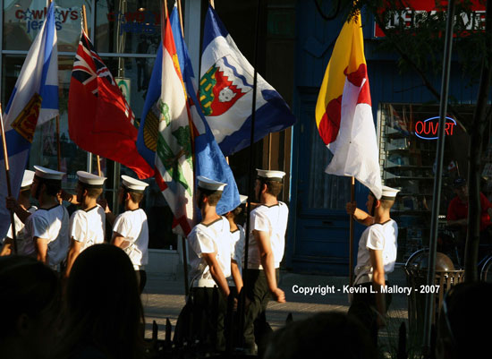 8- The Procession of Cadets - Trois-Rivieres, Quebec 8- The Procession of Cadets - Trois-Rivieres, Quebec