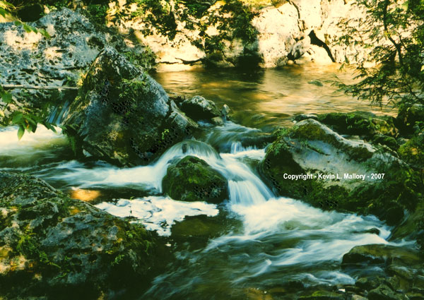 36 - Sunlight Shining on the Rapids - Sydenham River, near Inglis Falls, Bruce Peninsula, Ont 36 - Sunlight Shining on the Rapids - Sydenham River, near Inglis Falls, Bruce Peninsula, Ont
