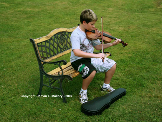 10- Young Fiddler at the Gaelic College - Cape Breton 10- Young Fiddler at the Gaelic College - Cape Breton