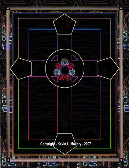 71 - Rose Cross - Stained Glass 71 - Rose Cross - Stained Glass