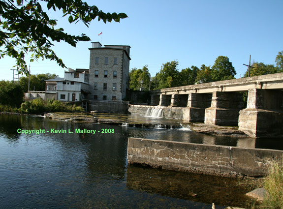 30 - View of the Mill and Bridge From the Ironworks Shore - Almonte,Ont 30 - View of the Mill and Bridge From the Ironworks Shore - Almonte,Ont